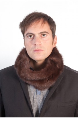 Marten fur neck warmer - unisex